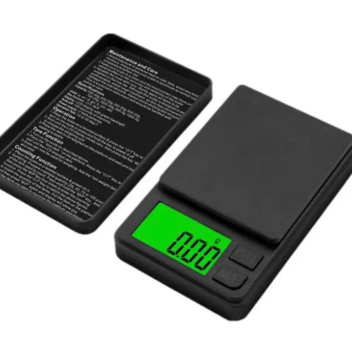 Præcis digital minivægt til rejser – vejer op til 1000 g med 0,1 g nøjagtighed