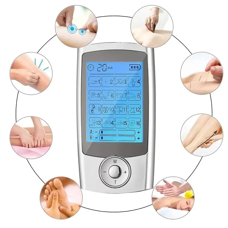 Elektrisk Massageapparat med 16 Programmer og Lang Batteritid