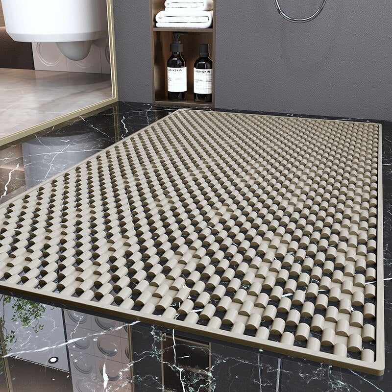 Anti-Slip Hule Ude Vandtæt Badeværelse Mat