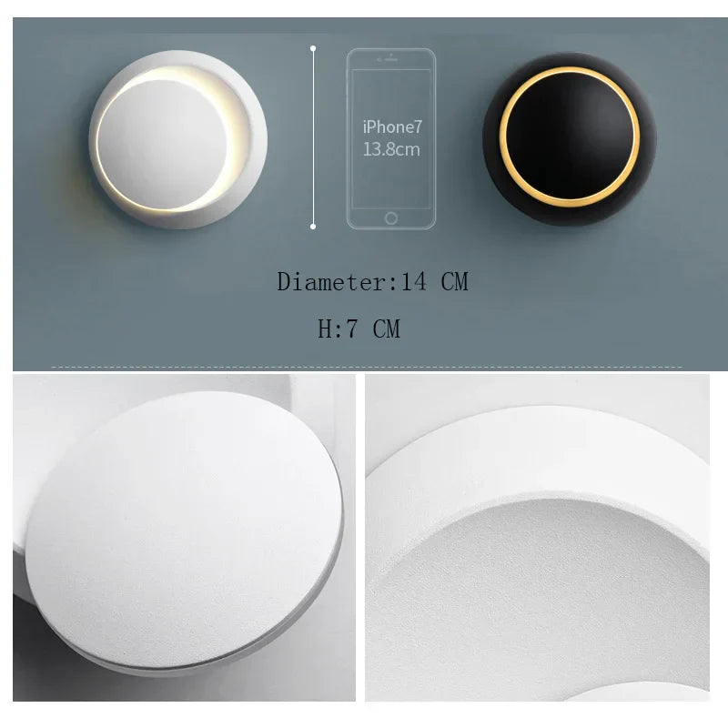 Moderne LED Væglampe med Justerbart Lys – Perfekt til Dit Hjem