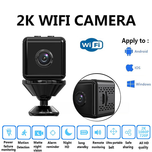 Mini HD bevægelsesdetekterende Wifi-kamera