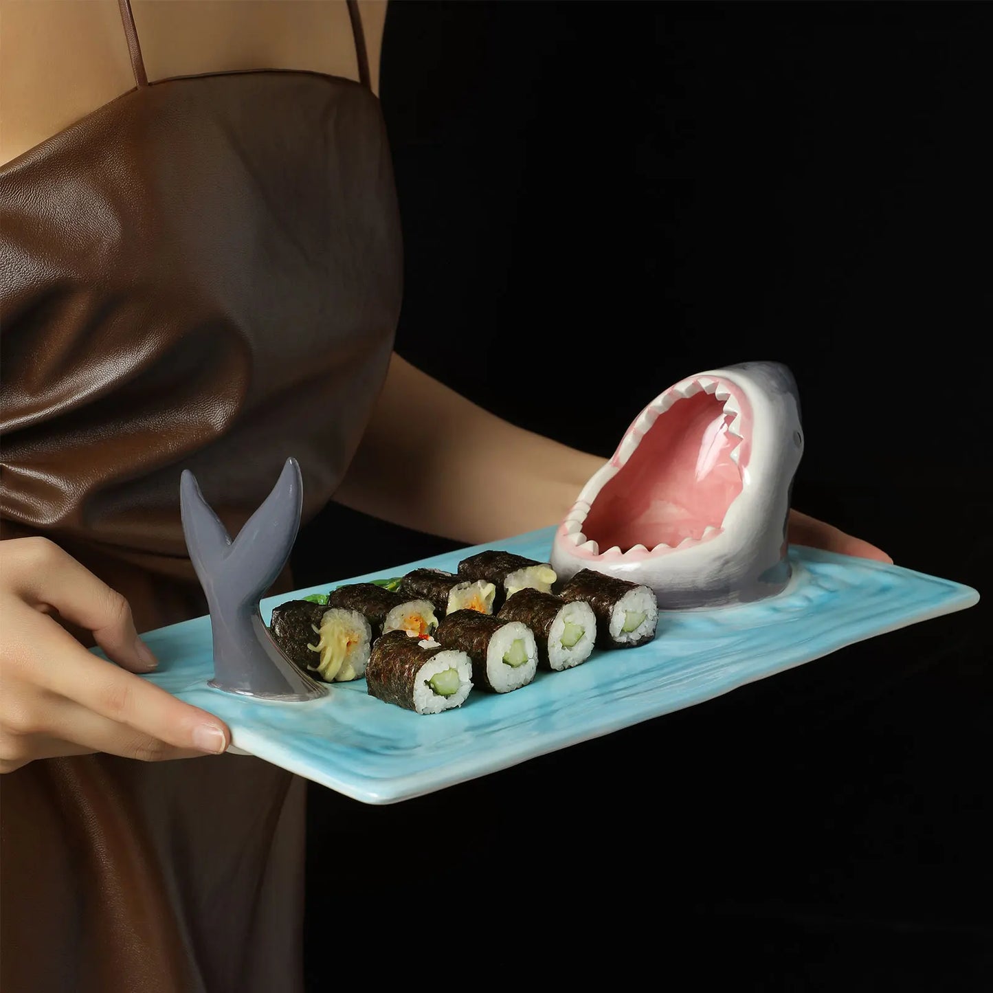 Shark Bite Sushi Serveringsfad