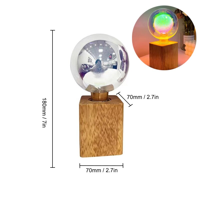 Atmosfære lampe med LED – Eternity Love Heart design