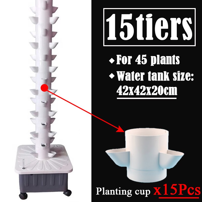 Green Life Vertikal Hydroponic Hjem Have Sæt