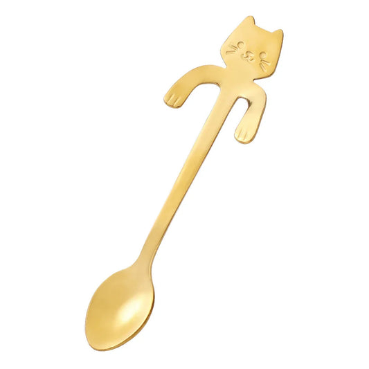 Mini katteformet ske i rustfrit stål