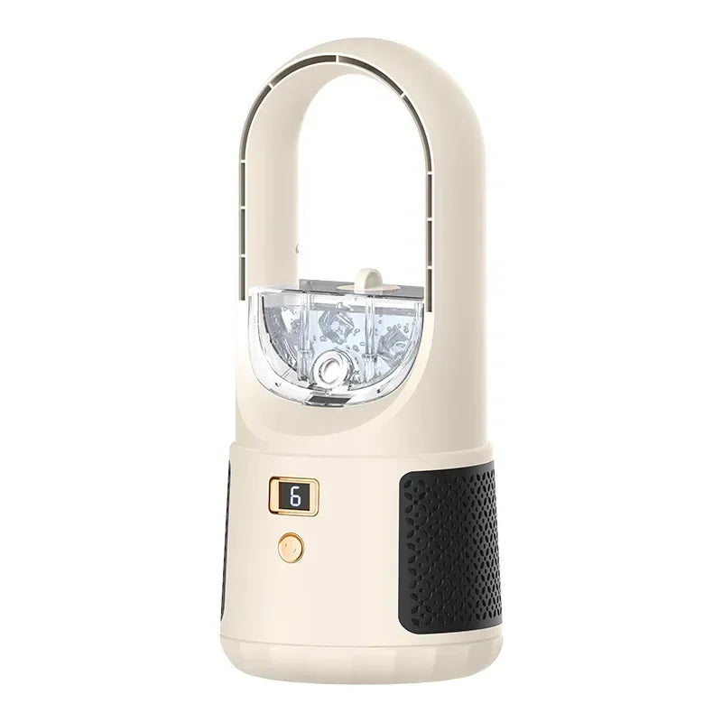 Kompakt USB Bladeless Ventilator – Rotorfri Bordventilator til Søvn og Kontor