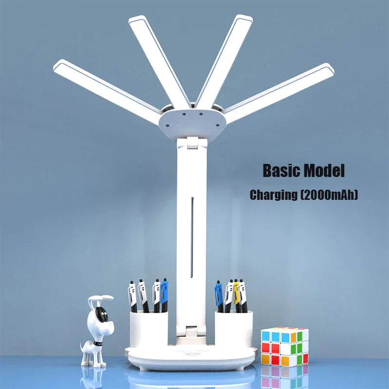 3i1 Multifunktionel Fire-Hoved Smart Bordlampe