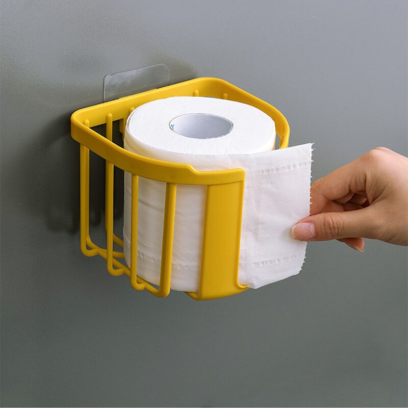 Væghængt toiletpapirholder boks