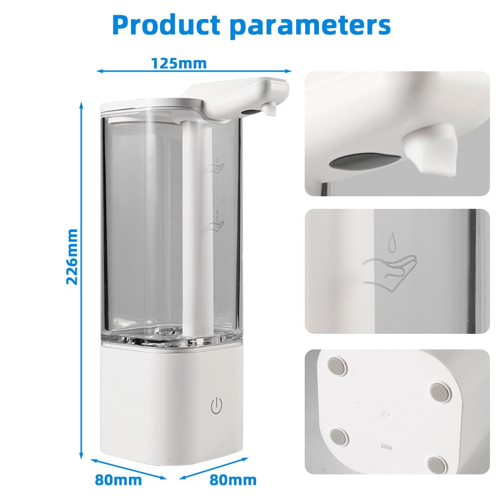Multi-Mode Automatisk Sensor Stor Tvåldispenser