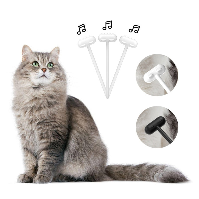 Massagerande kattborste