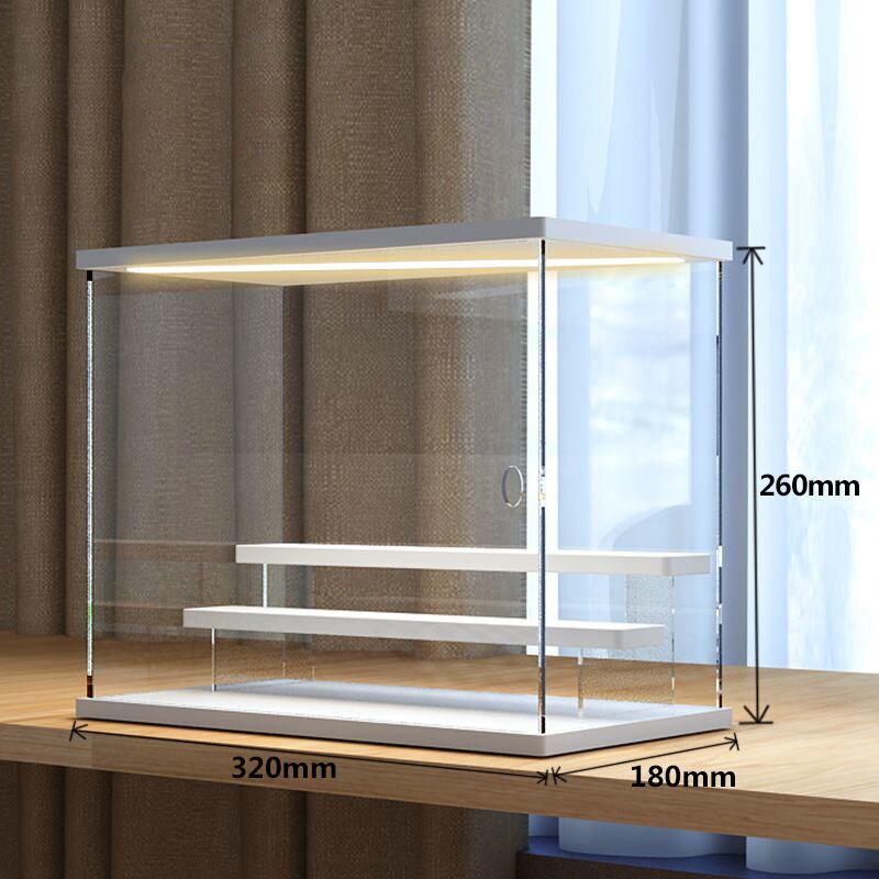 Akryl displaybox med belysning – Enkel design