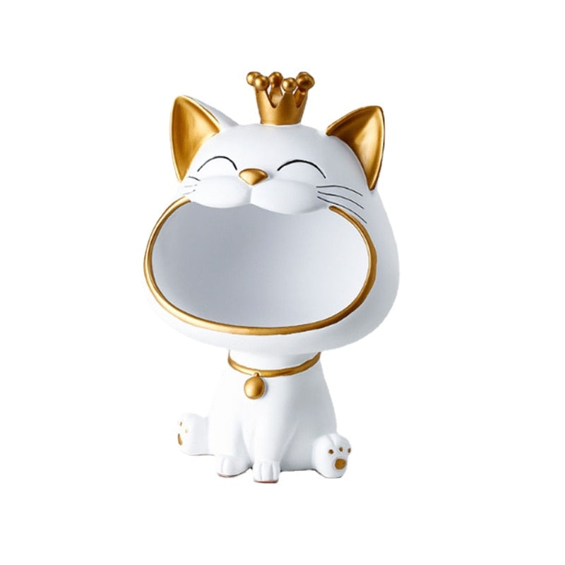 Förvaringslåda med Fortune Kitty-staty för hemmet