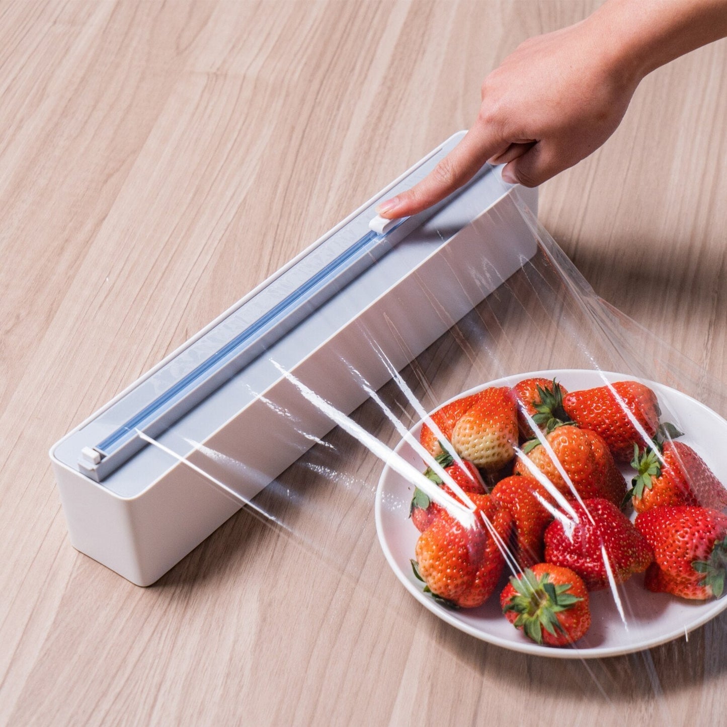 Væghængt Justerbar Plastfolie Dispenser