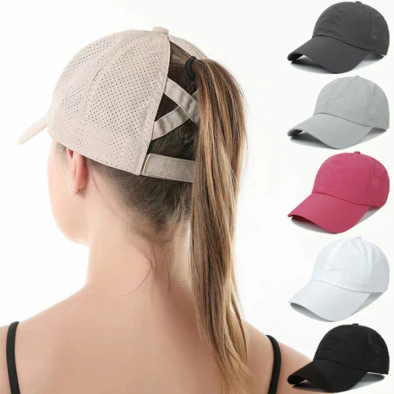 Flexibel och ventilerande sporthatt med justerbar passform – VentCap