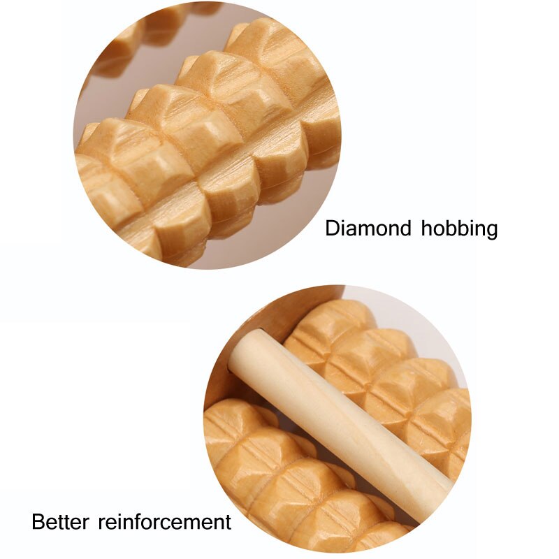 Træ Fodmassagerulle – Lindring og Afslapning Hjemme