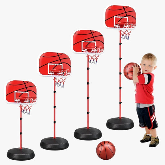 Justerbar Basketballkurv til Børn – Leg Indendørs og Udendørs