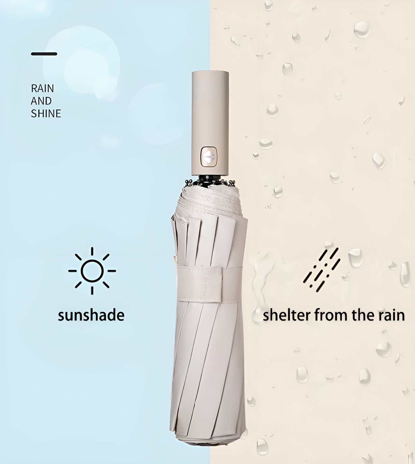 Hållbart paraply med UV-skydd – Stormsköld