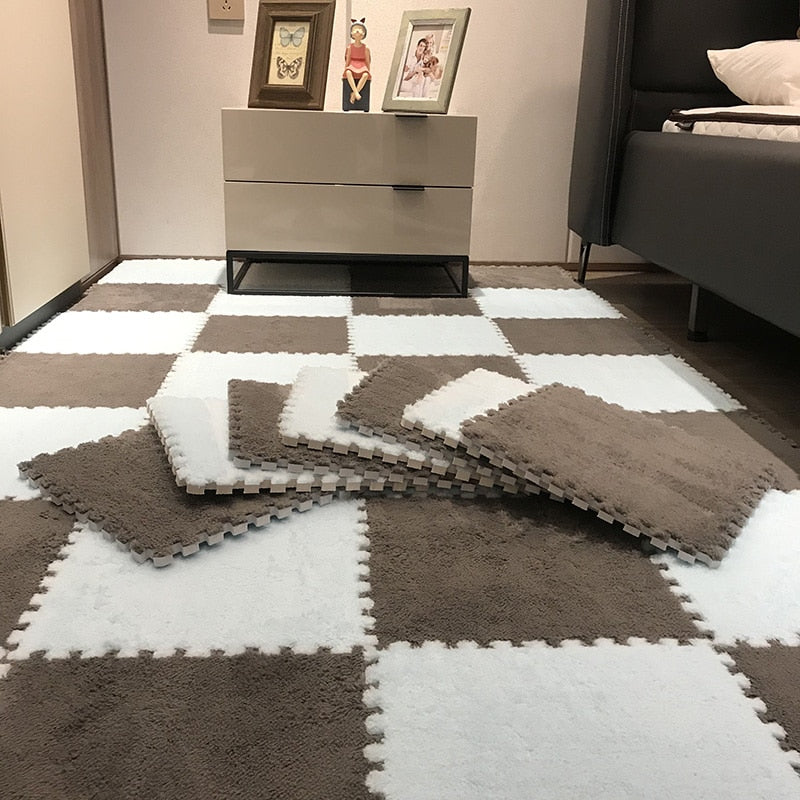 DIY Vinter Plush Puzzle Mat