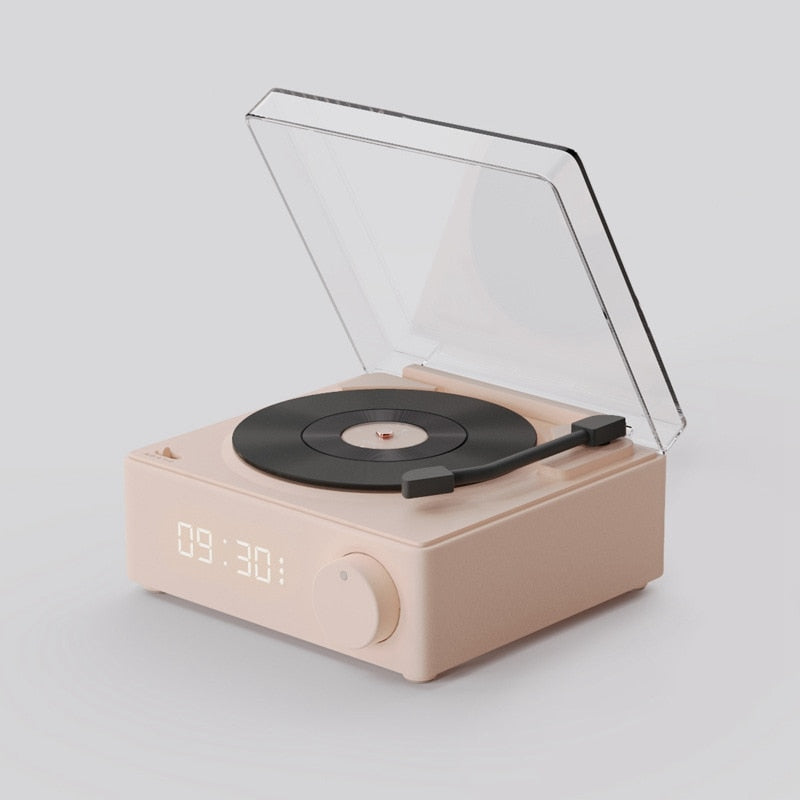 Vintage Vibes Mini Pladespiller Bluetooth Højttaler