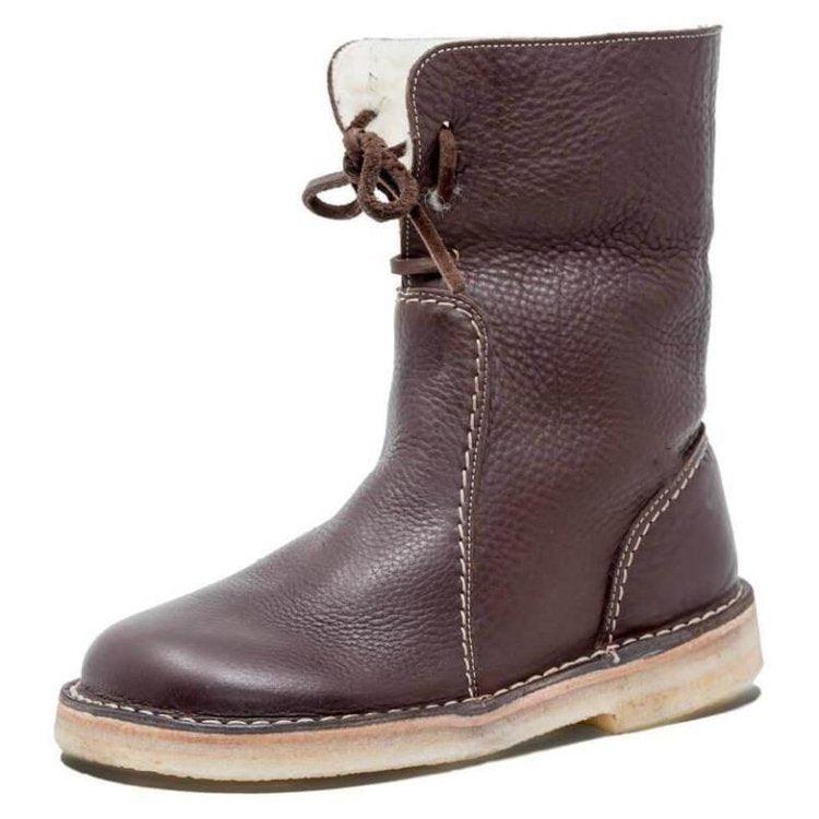 Vandtætte damesneakers til vinter med uldfor og fleece