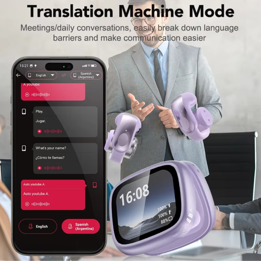 Trådlösa hörlurar med öppen design och ASMR-funktioner