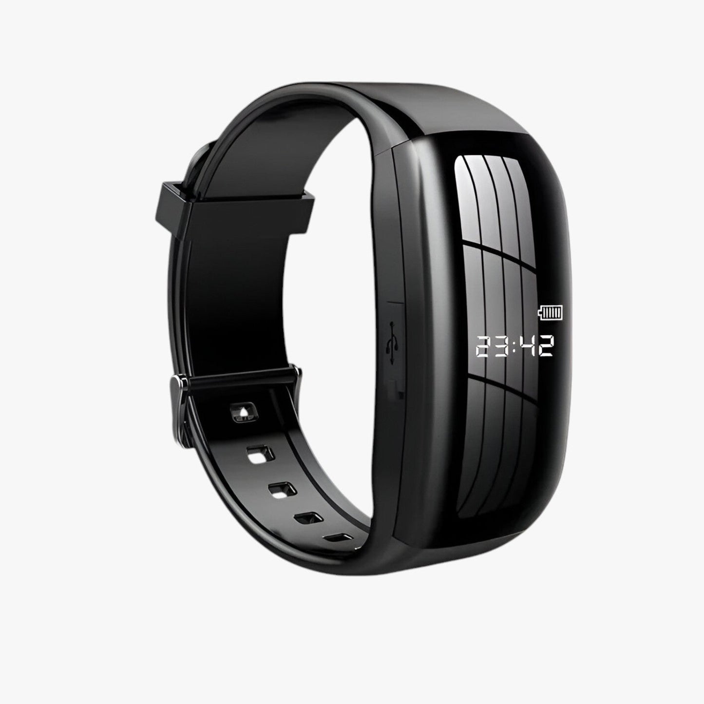 Mini kamera ur med lydoptagelse og USB-lagring – Diskret overvågning i elegant armbåndsur