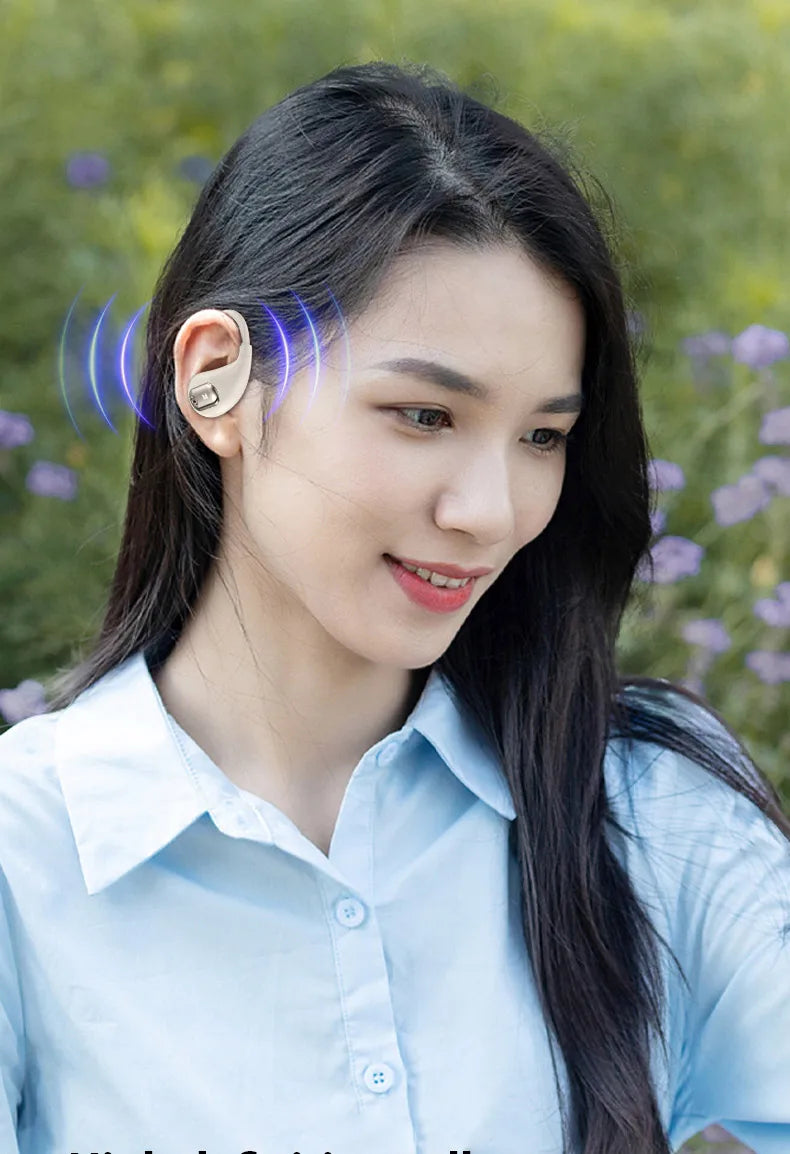 Bluetooth Touch-Control Hovedtelefoner med knoglelednings teknologi