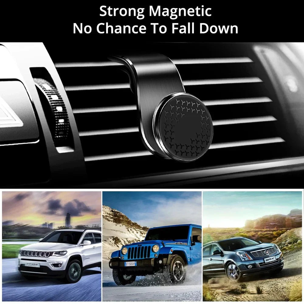 Magnetisk bilventilationshållare för mobiltelefon