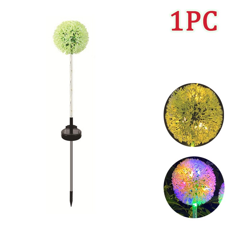 Trädgårdslampa med solenergi – Dandelion ljus