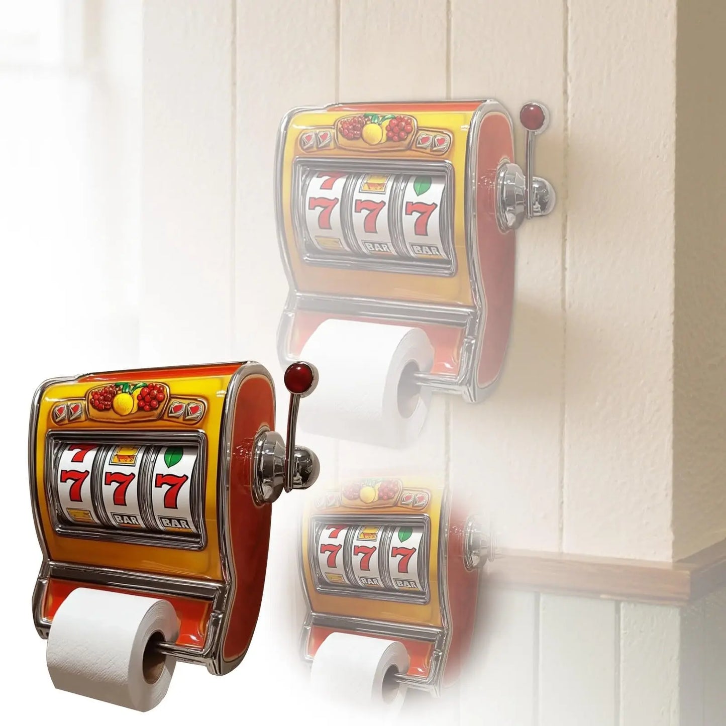 Slotmaskine toiletpapirholder