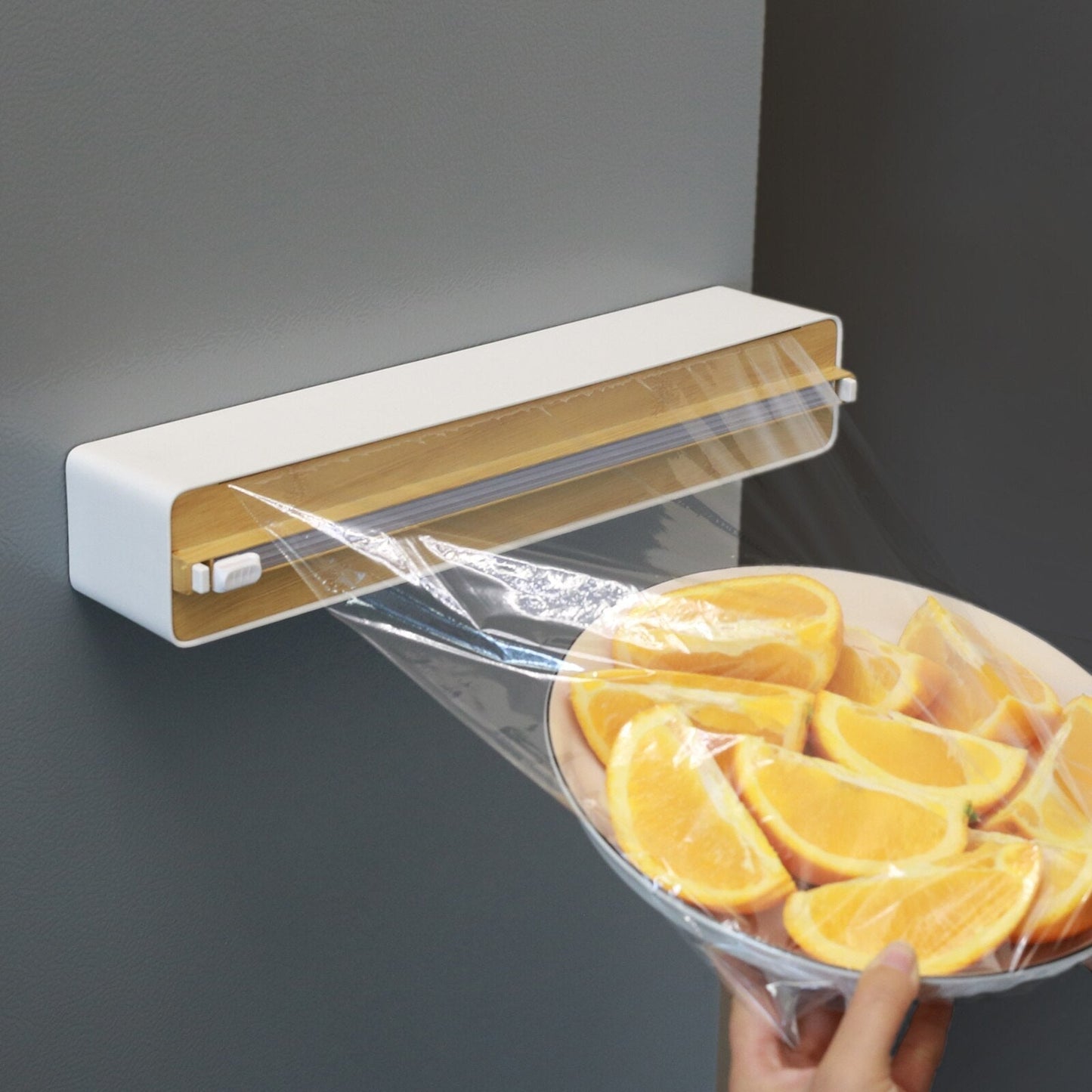 Væghængt Justerbar Plastfolie Dispenser