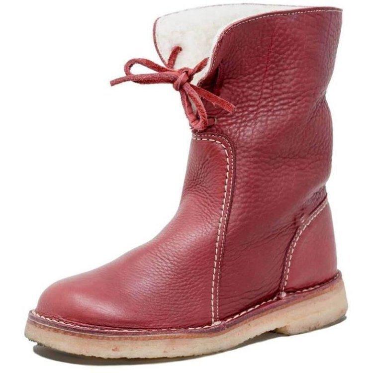 Vandtætte damesneakers til vinter med uldfor og fleece