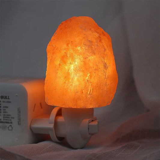 LED Naturlampe med Himalaya-Salt, Luftrenser og Varmefunktion