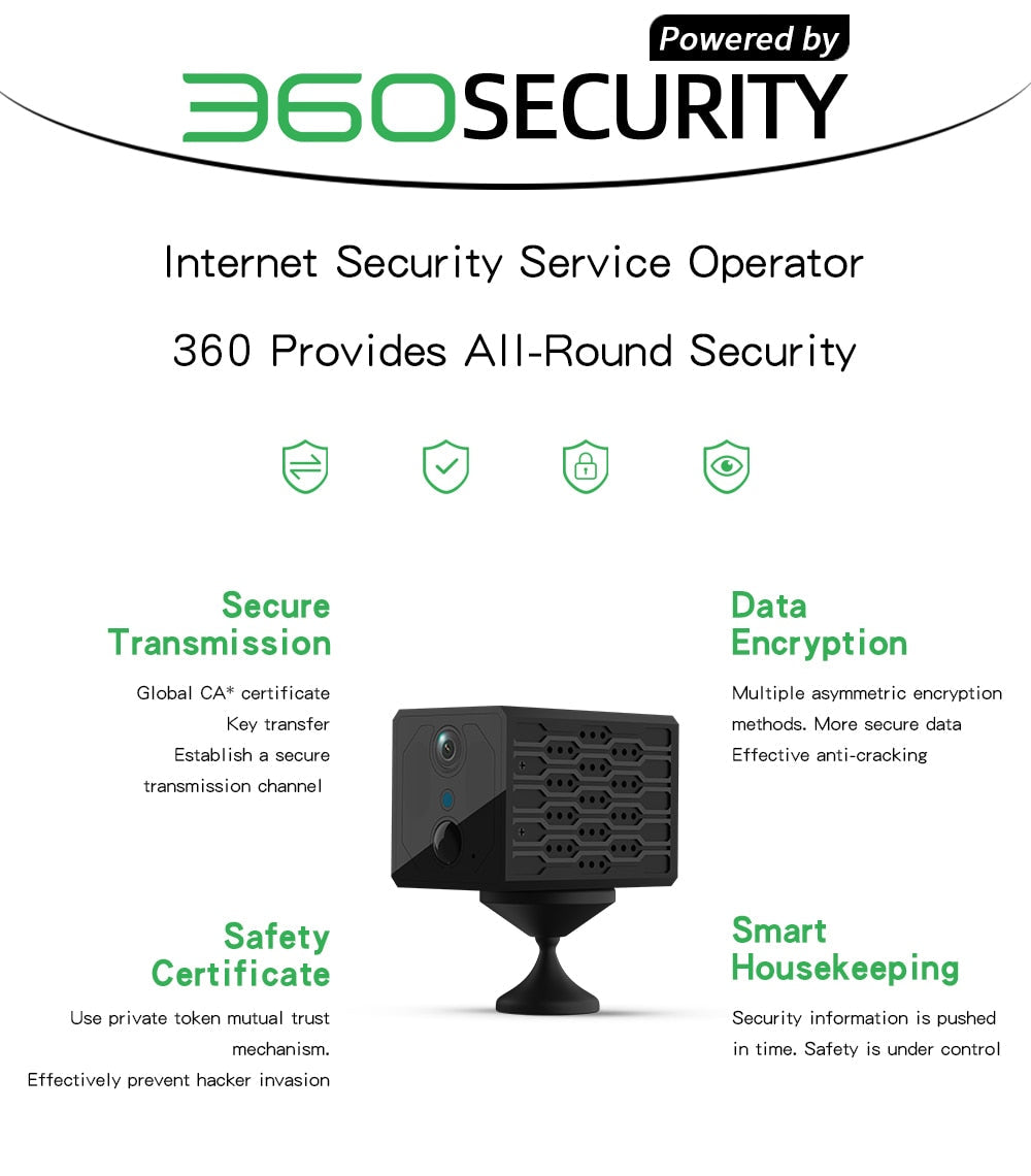 Trådløs Lang Standby Fjernbetjening Motion Master Mini Kamera