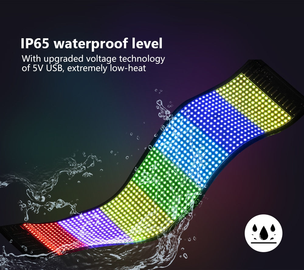 RGB Display Fleksibel Pixel Smart Panel