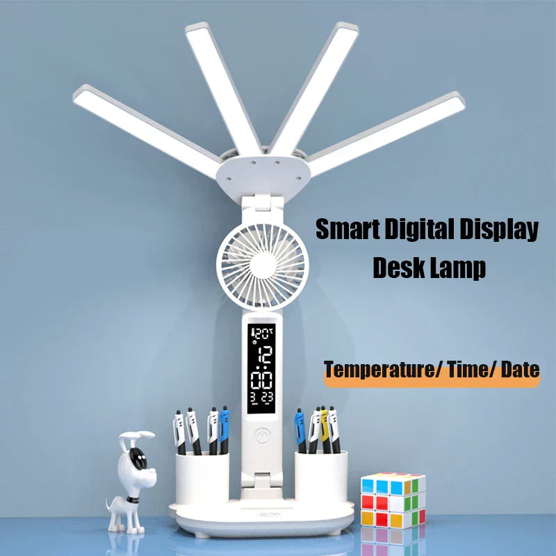 3i1 Multifunktionel Fire-Hoved Smart Bordlampe