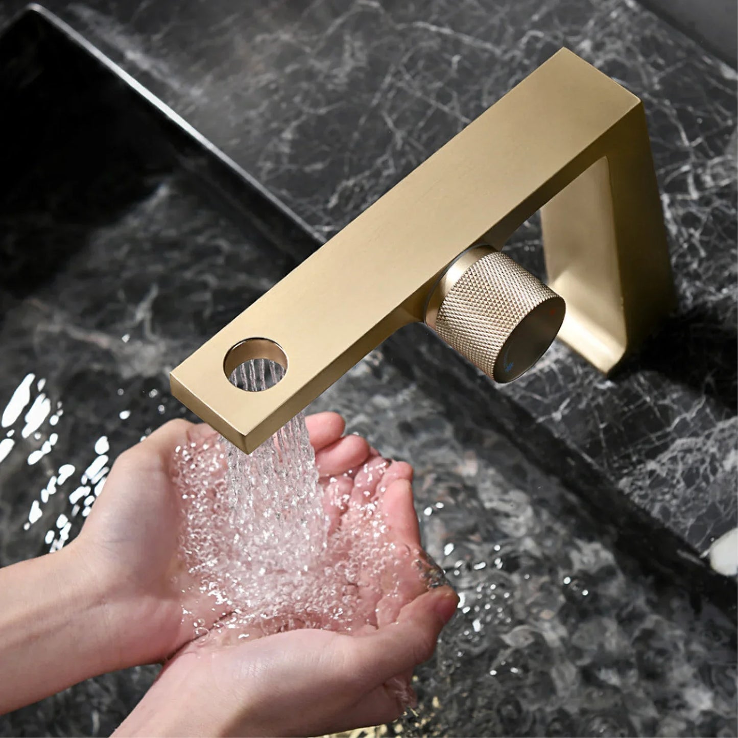 Elegant Touch Enkel Dubbel Kontroll Badrumsblandare