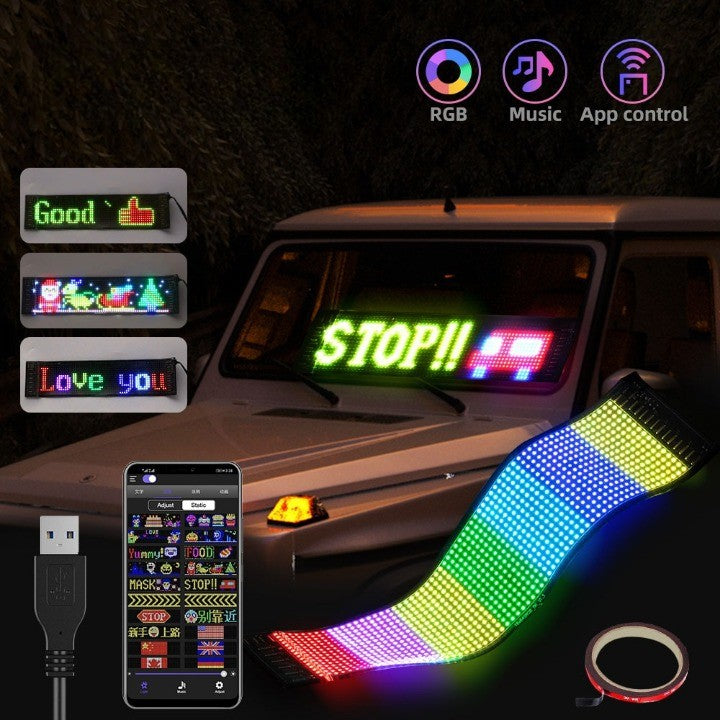 RGB Display Fleksibel Pixel Smart Panel