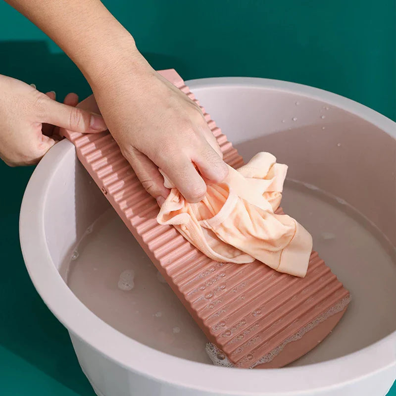 Tykkere plastik integreret vaskebræt kompakt vaskeskål