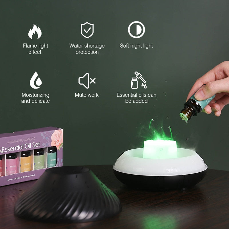 Luminous Volcano USB Luftfugter Lampe