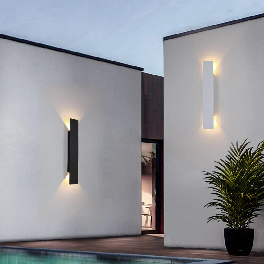 Elegant LED Udendørslampe - Moderne og Vejrbestandig