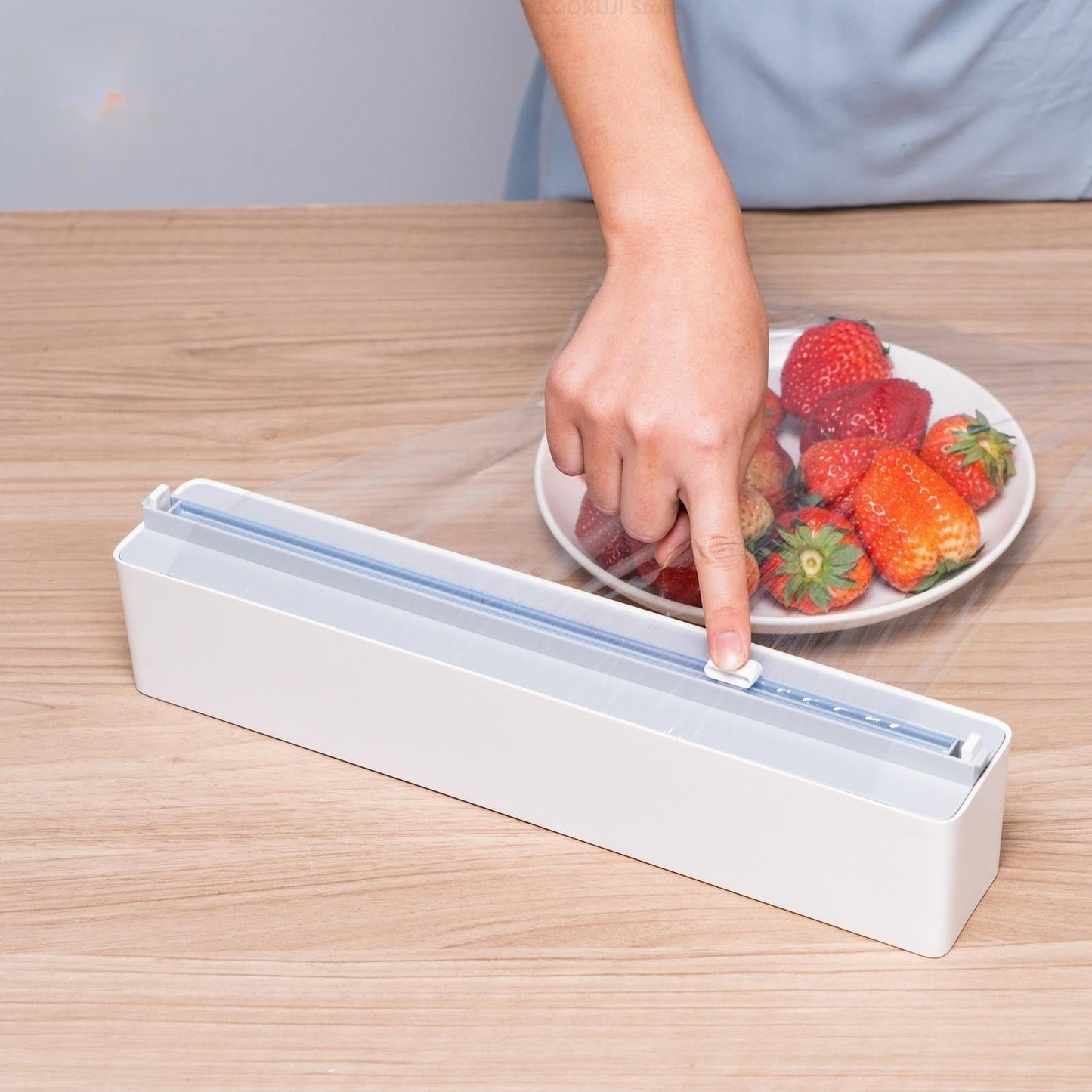 Væghængt Justerbar Plastfolie Dispenser