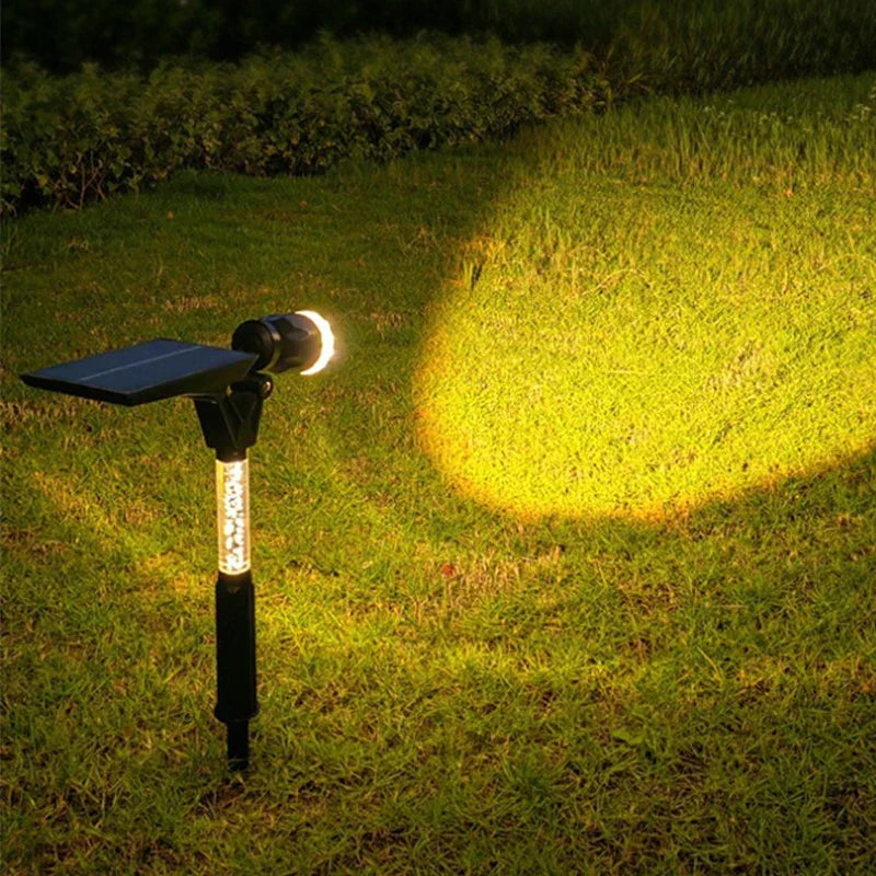 Solar LED trädgård hem utomhus väg spotlights