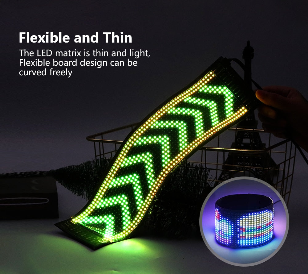 RGB Display Fleksibel Pixel Smart Panel