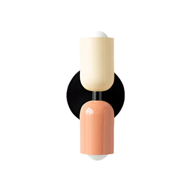 Tvåfärgad LED-vägglampa för modern inredning - Elegant design