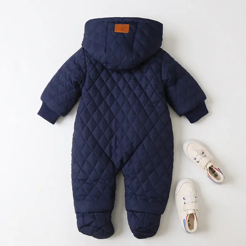 Varm og Komfortabel Babyflyverdragt i Velour
