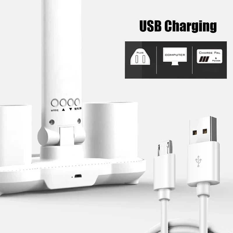 3i1 Multifunktionel Fire-Hoved Smart Bordlampe
