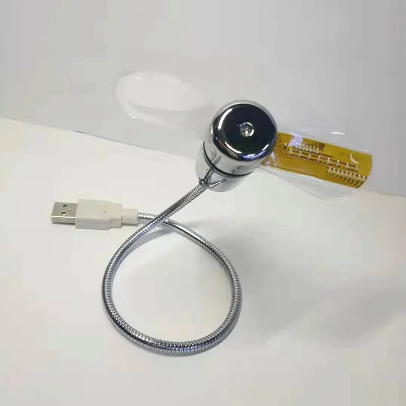 USB LED-fläkt med klocka