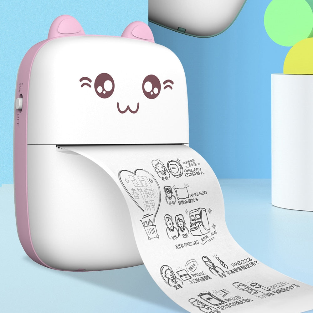 Mini Cat Termisk Bluetooth Etikettskrivare