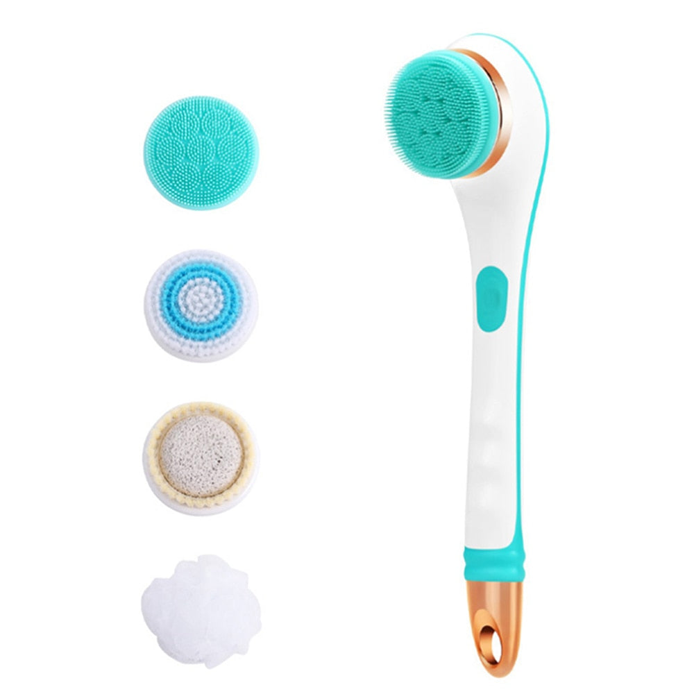 Roterende Elektrisk Silikone Massager Badebørste